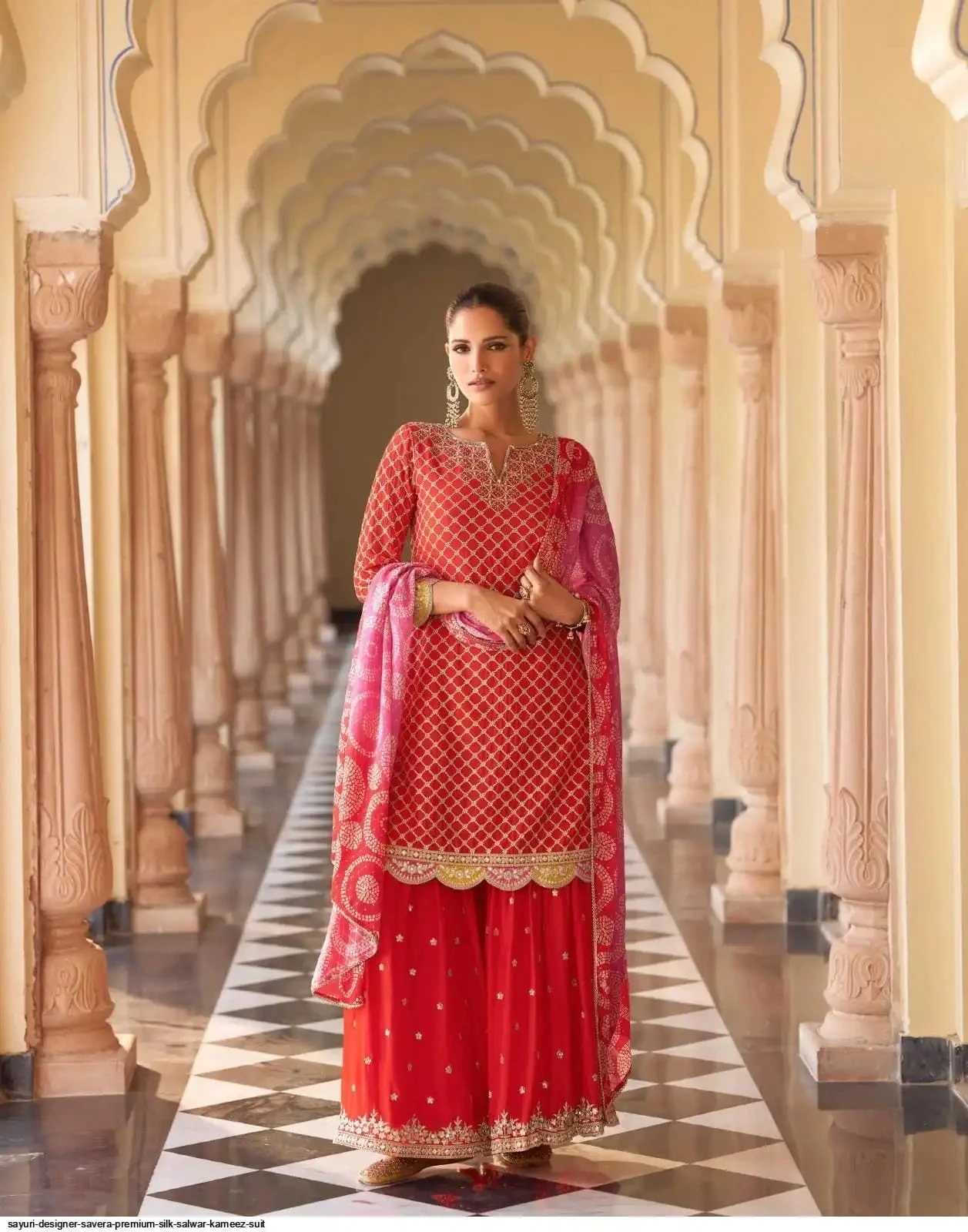 Sayuri Designer Savera Premium Silk Suit With Embroidery Work 3