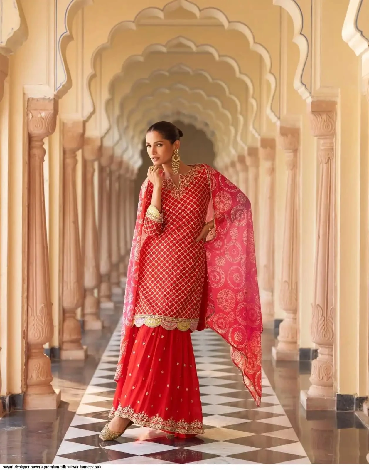 Sayuri Designer Savera Premium Silk Suit With Embroidery Work 4