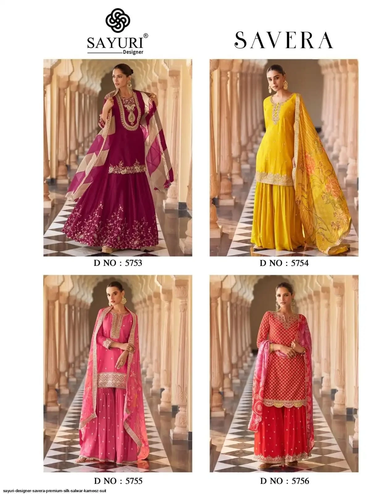 Sayuri Designer Savera Premium Silk Suit With Embroidery Work 8