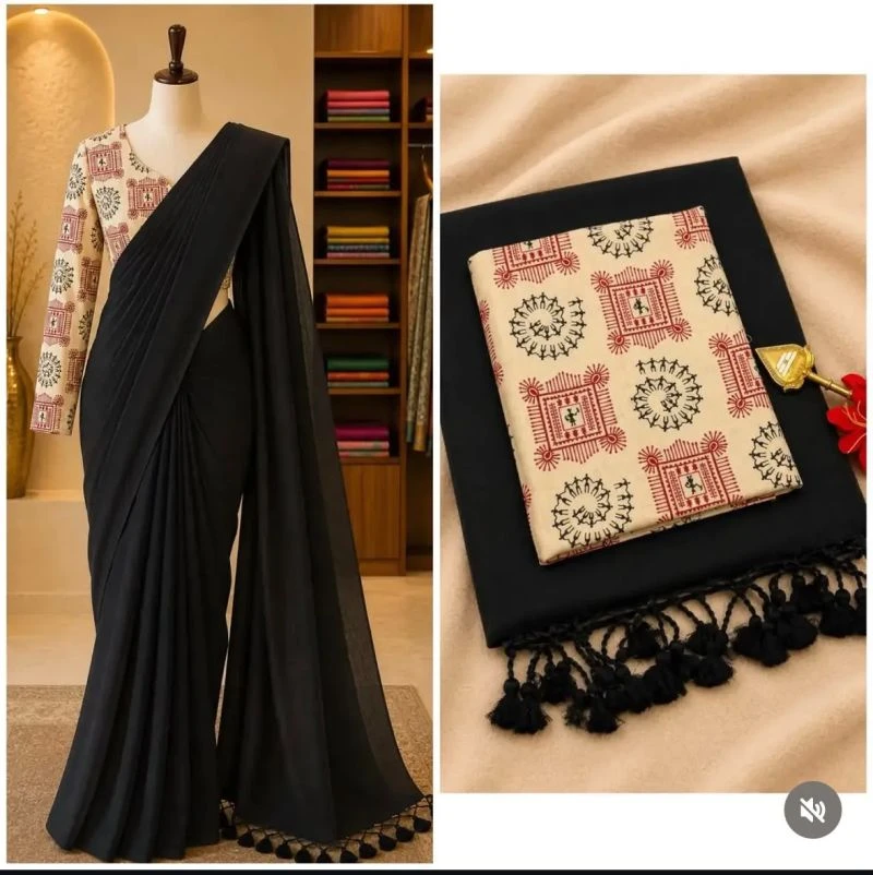 Sccf Office C Khadi Cotton Casual Wear Saree Collection 10