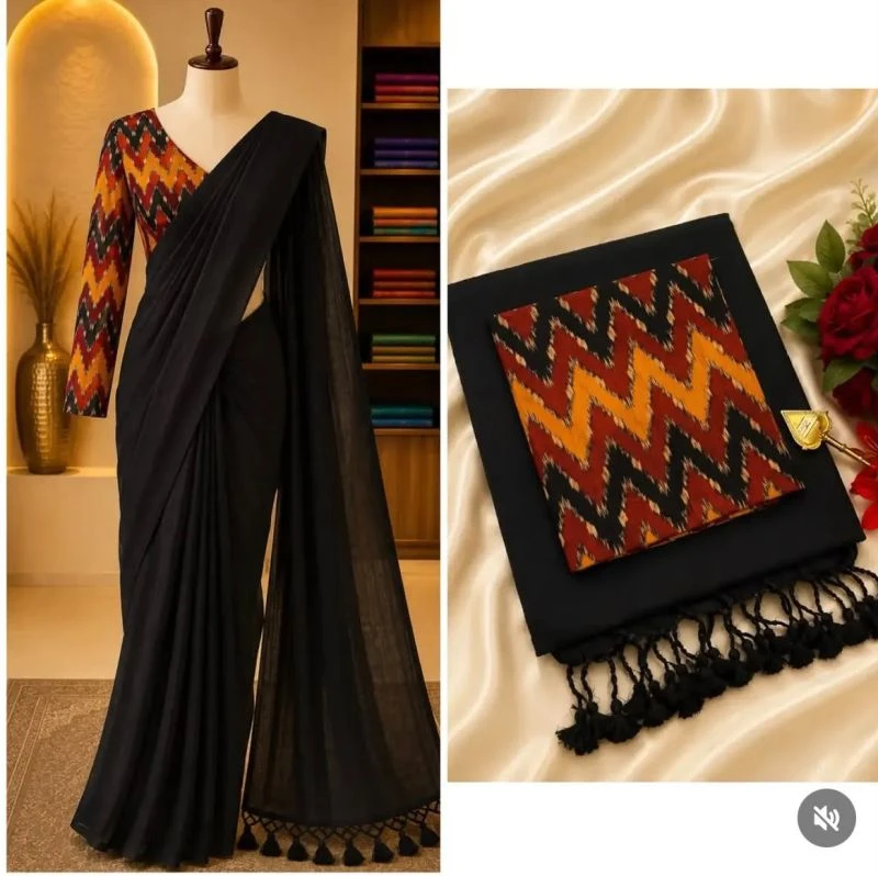Sccf Office C Khadi Cotton Casual Wear Saree Collection 5