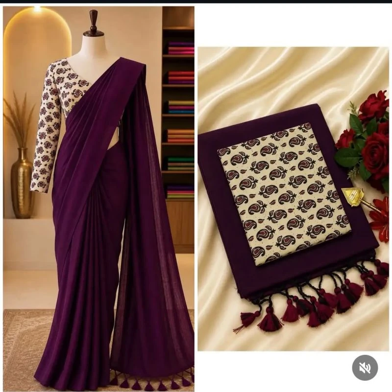 Sccf Office C Khadi Cotton Casual Wear Saree Collection 6