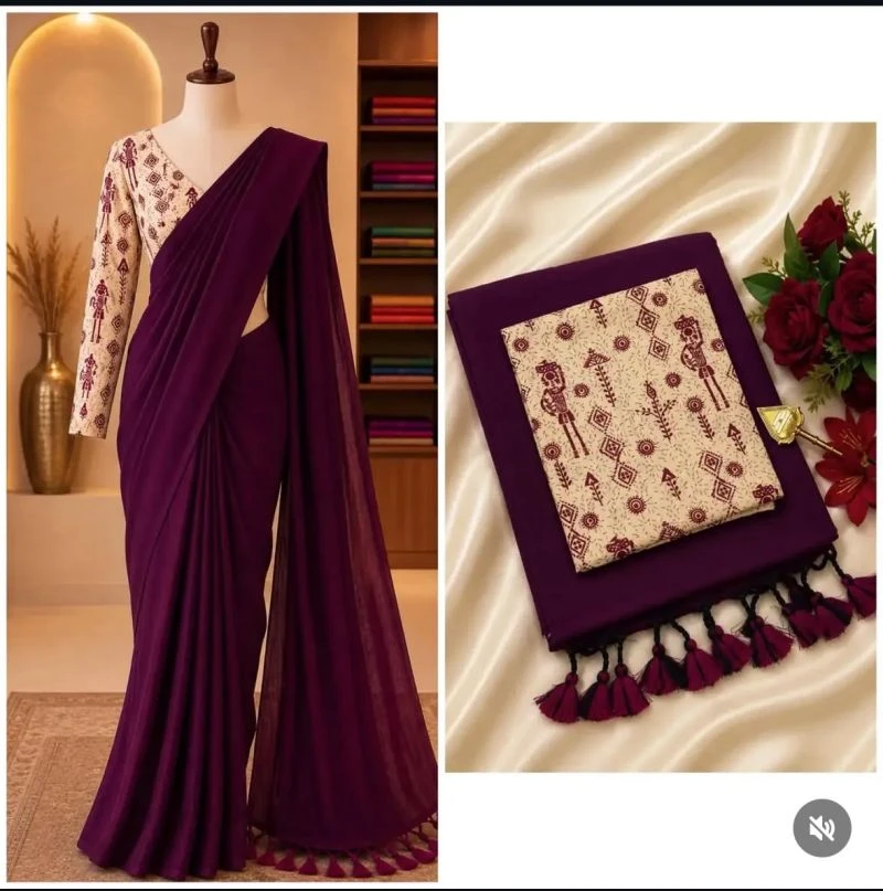 Sccf Office C Khadi Cotton Casual Wear Saree Collection 8