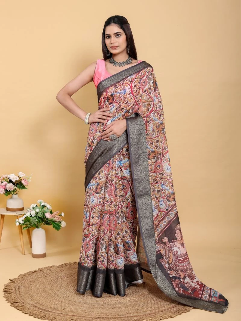 Scgt Gunjan A Linen Jacquard Festive Saree Collection 8