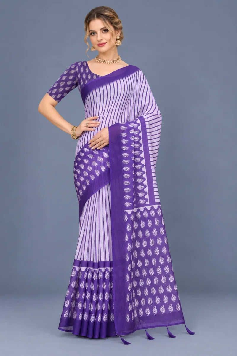 Scgt Shatika A Linen Handloom Saree Collection