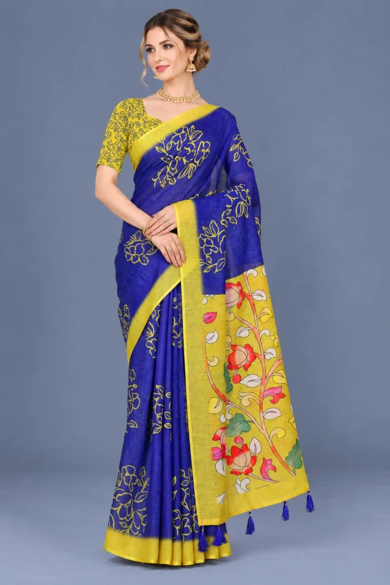 Scgt Shatika A Linen Handloom Saree Collection 3