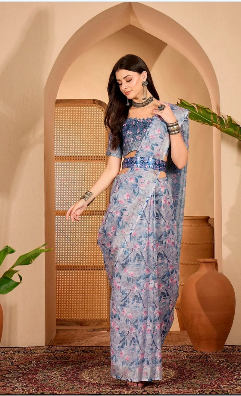 Scgt Sringar B Linen Woven Handloom Saree Collection 10