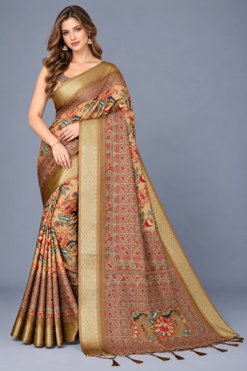 Schc Mokshali B Cotton Silk Floral Saree Collection 3