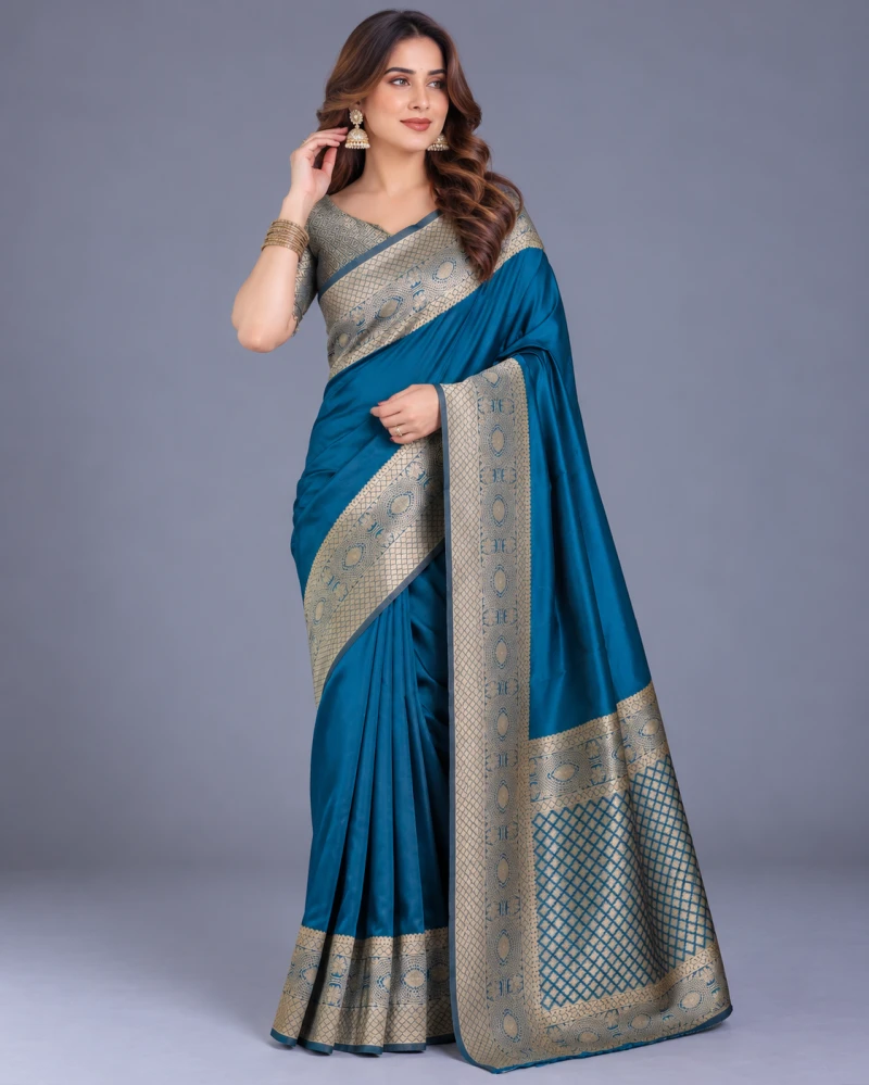Schc Swara J Lichi Silk Banarasi Saree Collection 2