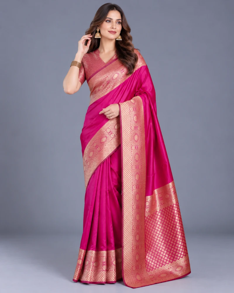 Schc Swara J Lichi Silk Banarasi Saree Collection 3