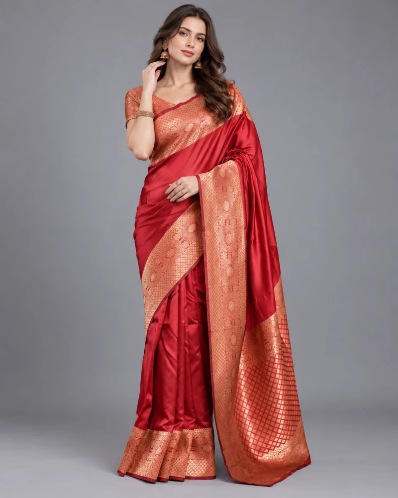 Schc Swara J Lichi Silk Banarasi Saree Collection 7