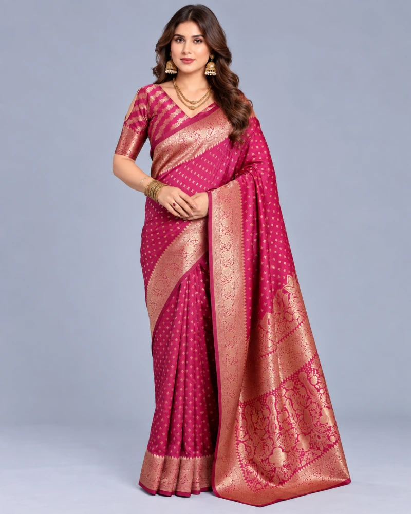 Schc Swara M Lichi Banarasi Silk Saree Collection 2