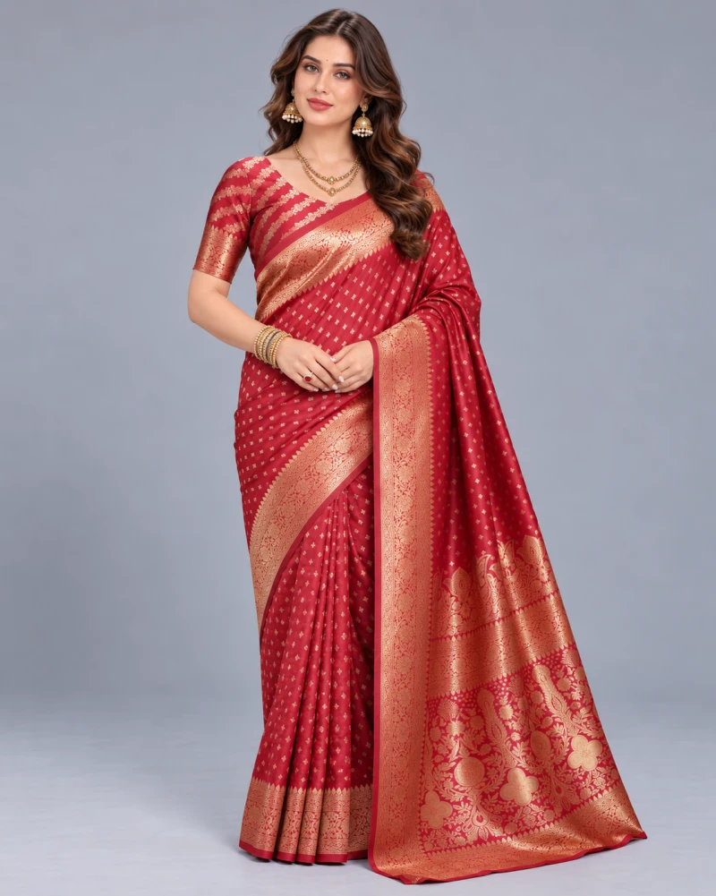 Schc Swara M Lichi Banarasi Silk Saree Collection 7