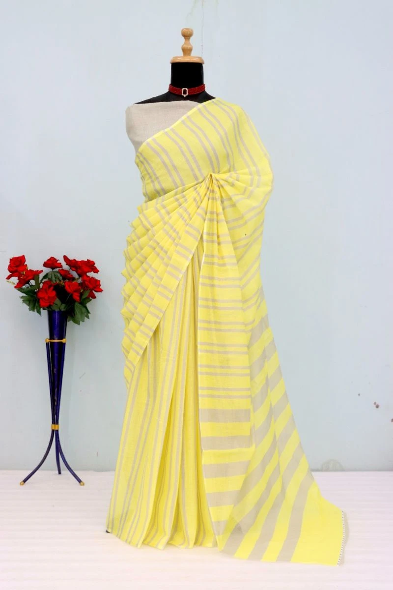 Schc Swara P Linen Handloom Office Saree Collection 2
