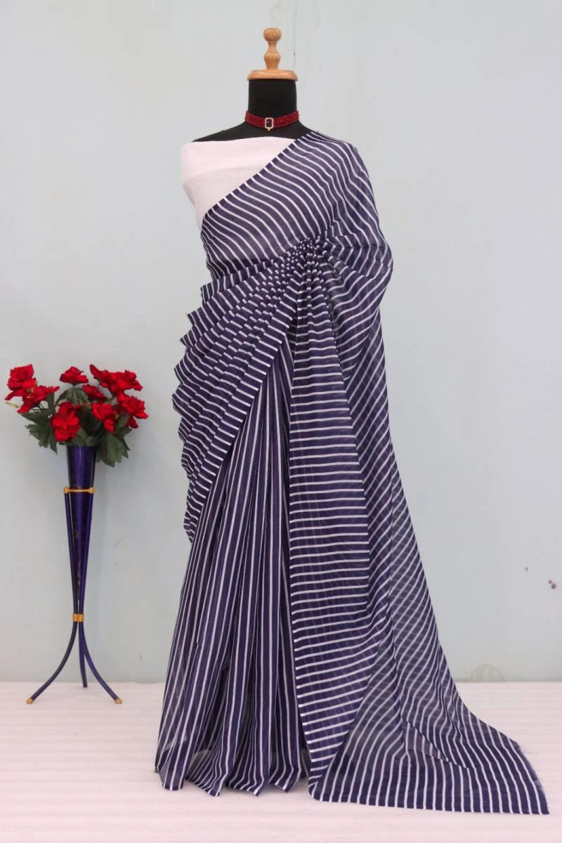 Schc Swara P Linen Handloom Office Saree Collection 7