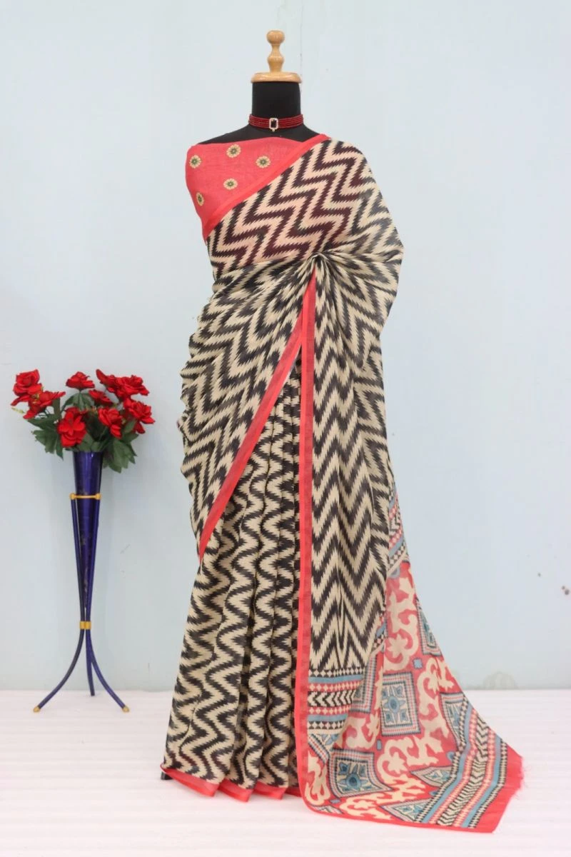 Schc Swara P Linen Handloom Office Saree Collection 9