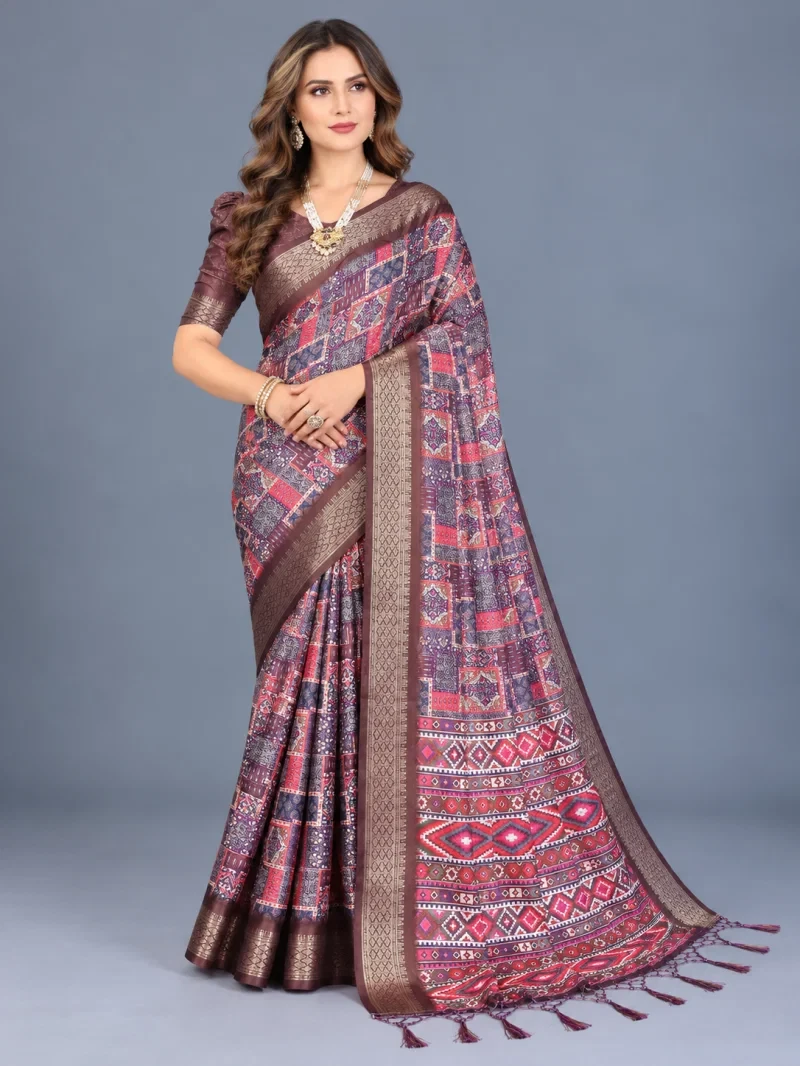 Schc Swara Q Cotton Silk Kalamkari Saree Collection 13