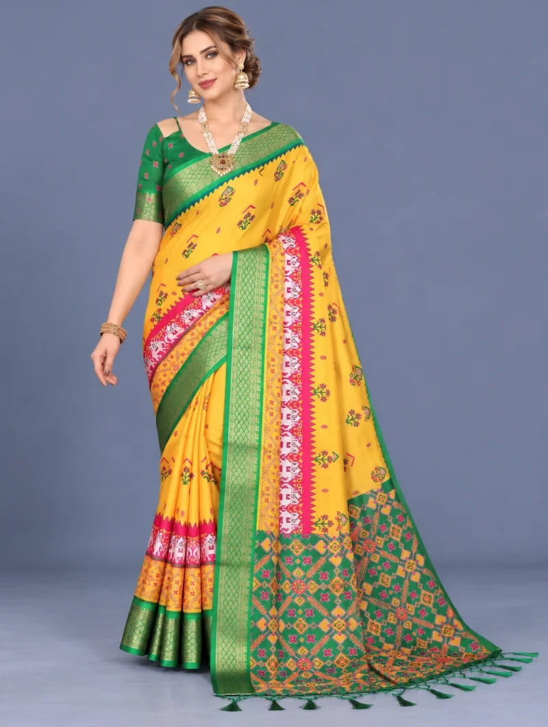 Schc Swara Q Cotton Silk Kalamkari Saree Collection 4