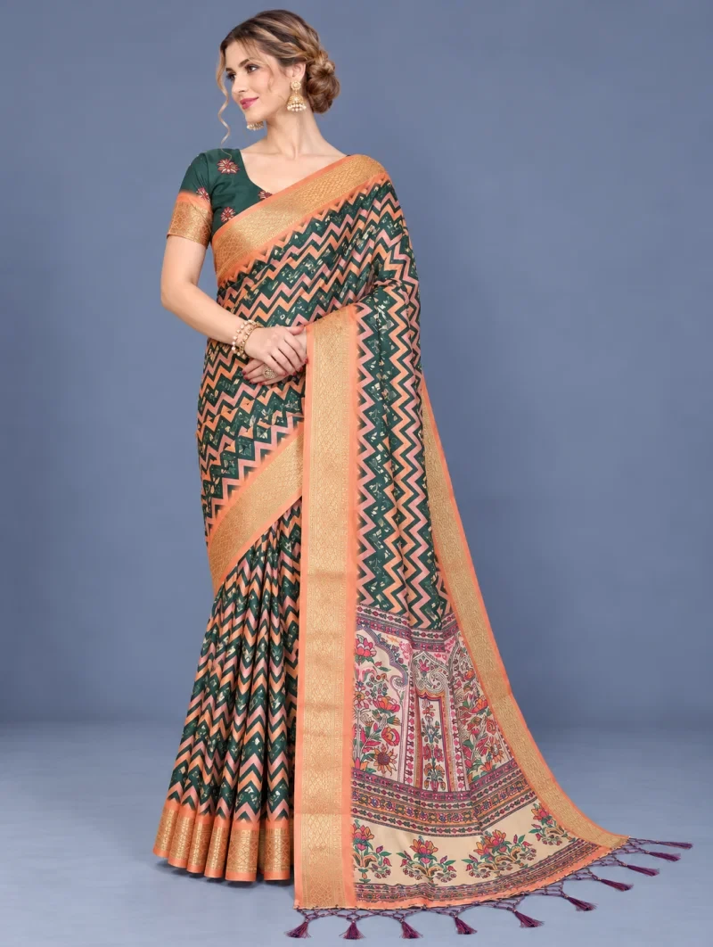 Schc Swara Q Cotton Silk Kalamkari Saree Collection 6