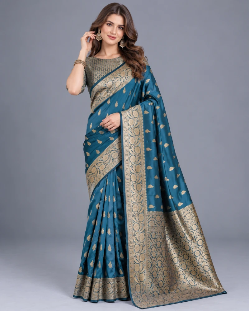 Schc Swaras L Lichi Banarasi Silk Saree Collection 3