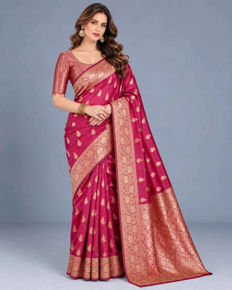 Schc Swaras L Lichi Banarasi Silk Saree Collection 4