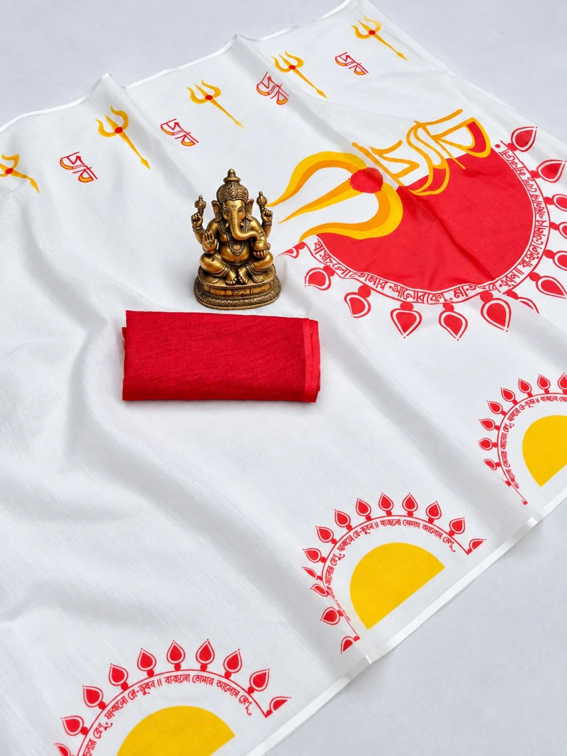 Sckr Durga Linen Festive Saree Collection 2