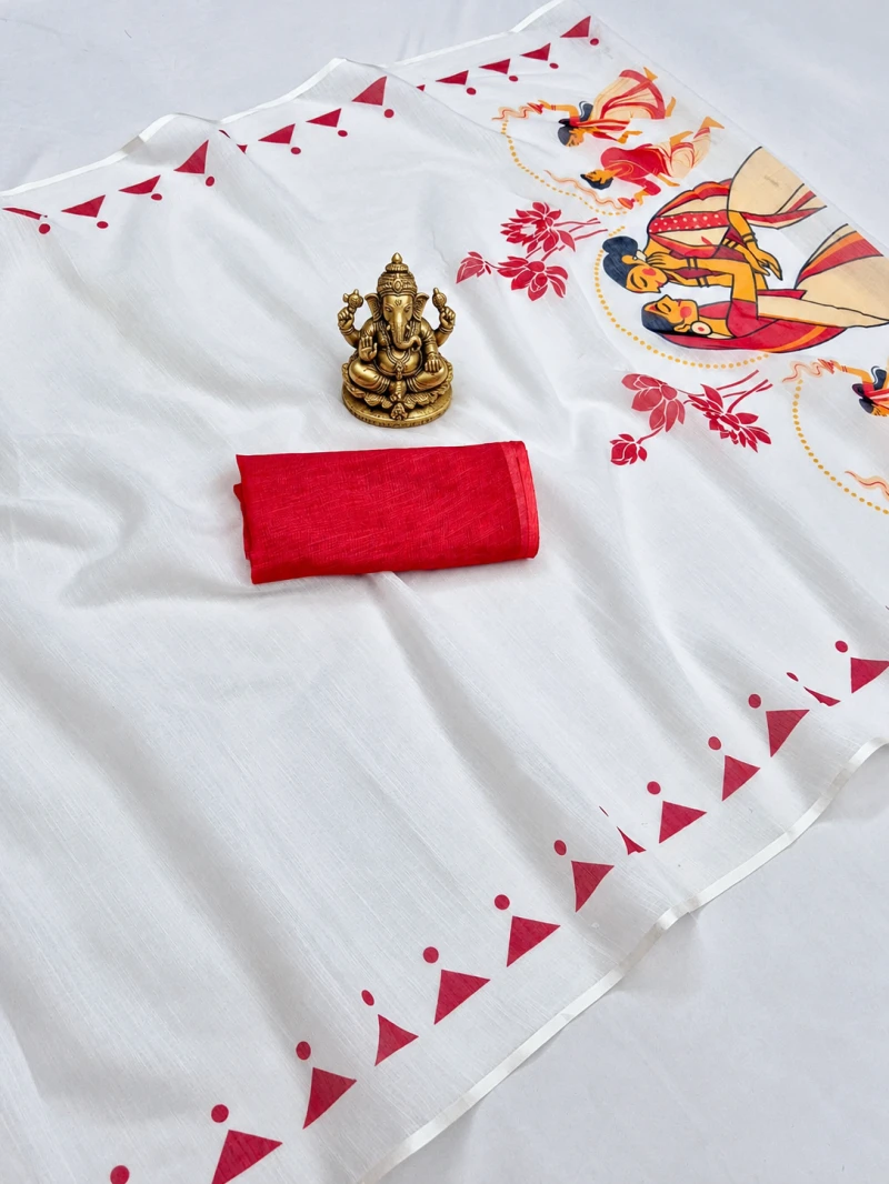 Sckr Durga Linen Festive Saree Collection 4