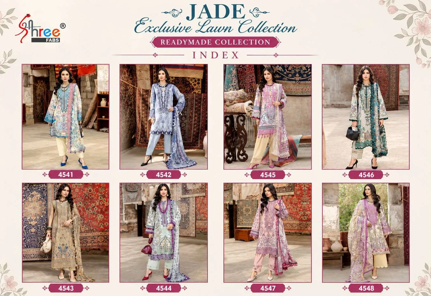 Shree Fab Jade Exclusive Lawn Ready Made Collection Vol 1 - Readymade Dress 11