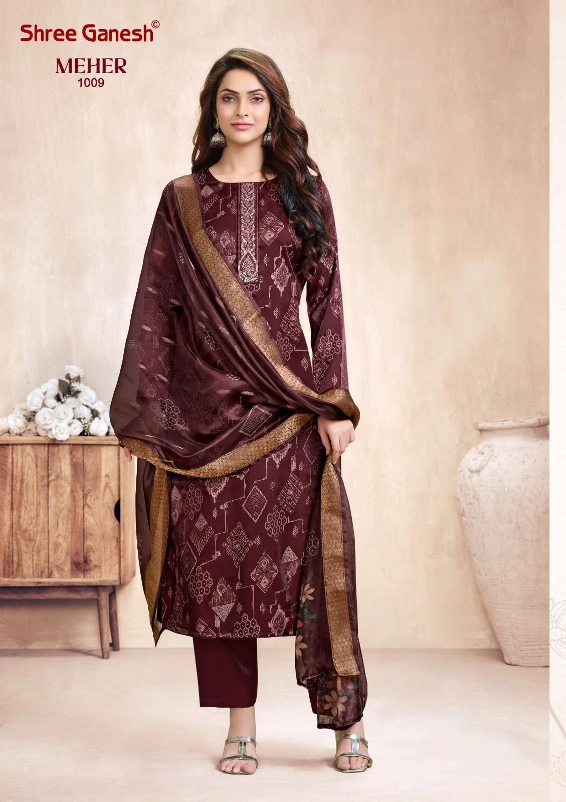Shree Ganesh Meher Vol 1 - Readymade Dress 10