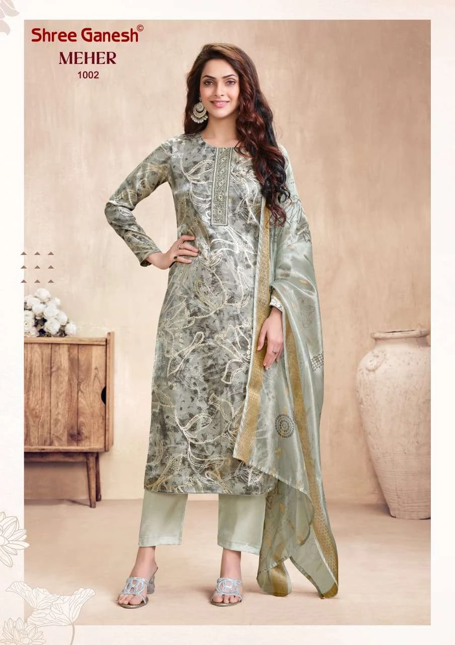 Shree Ganesh Meher Vol 1 - Readymade Dress 3