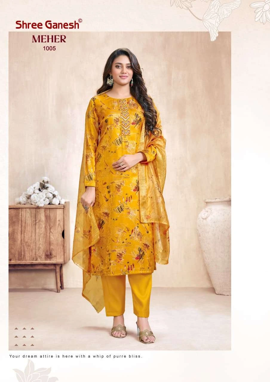 Shree Ganesh Meher Vol 1 - Readymade Dress 5
