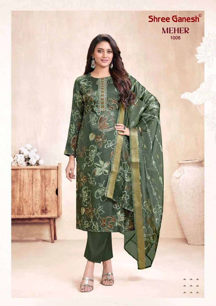 Shree Ganesh Meher Vol 1 - Readymade Dress 7