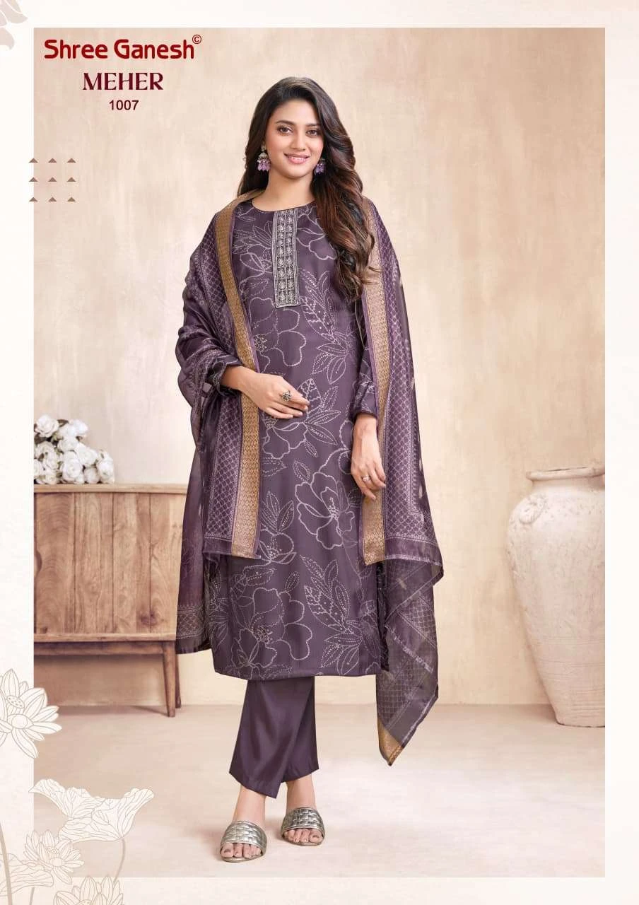 Shree Ganesh Meher Vol 1 - Readymade Dress 9