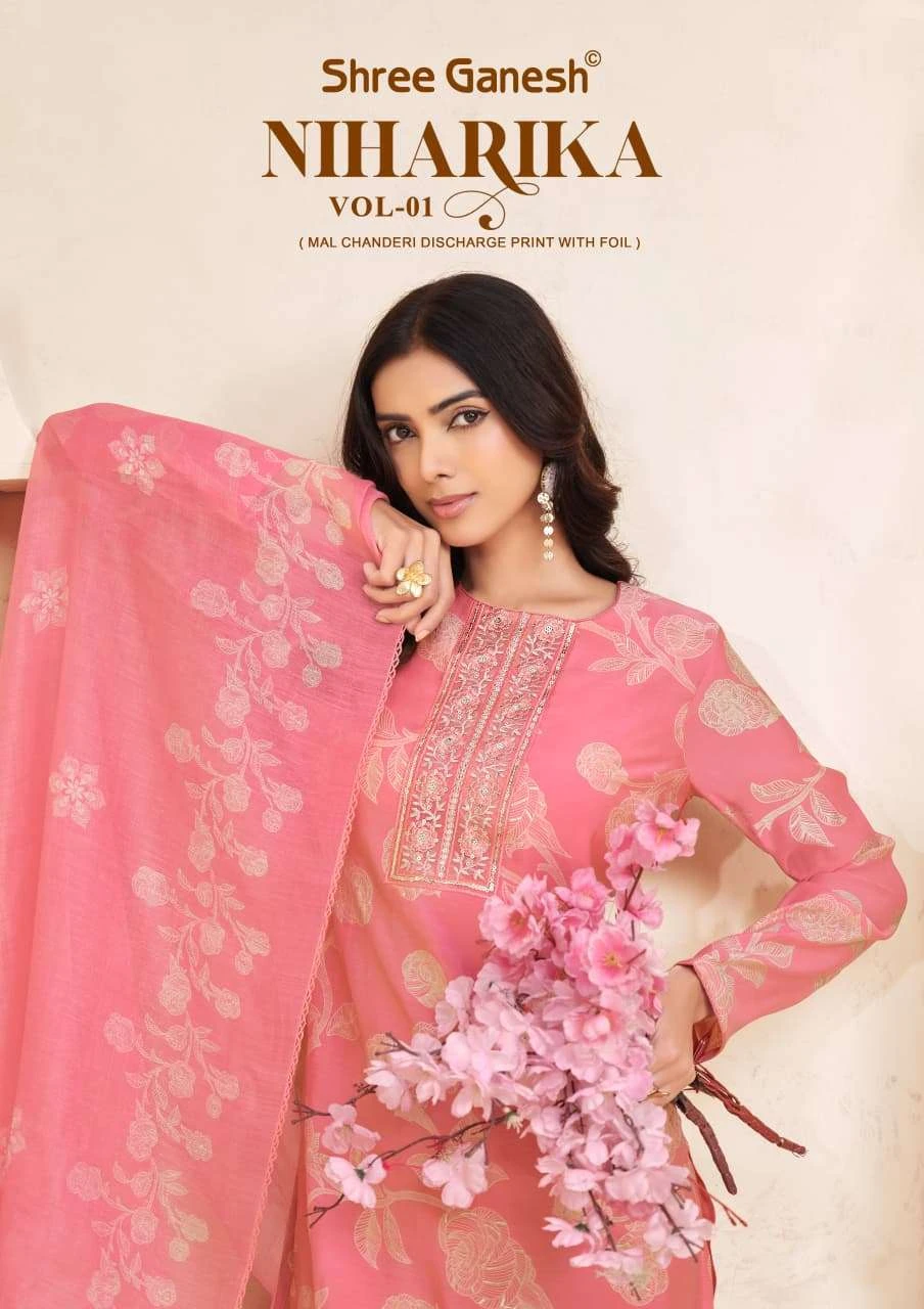 Shree Ganesh Niharika Vol 1 Ready Made Collection - Readymade Dress 1
