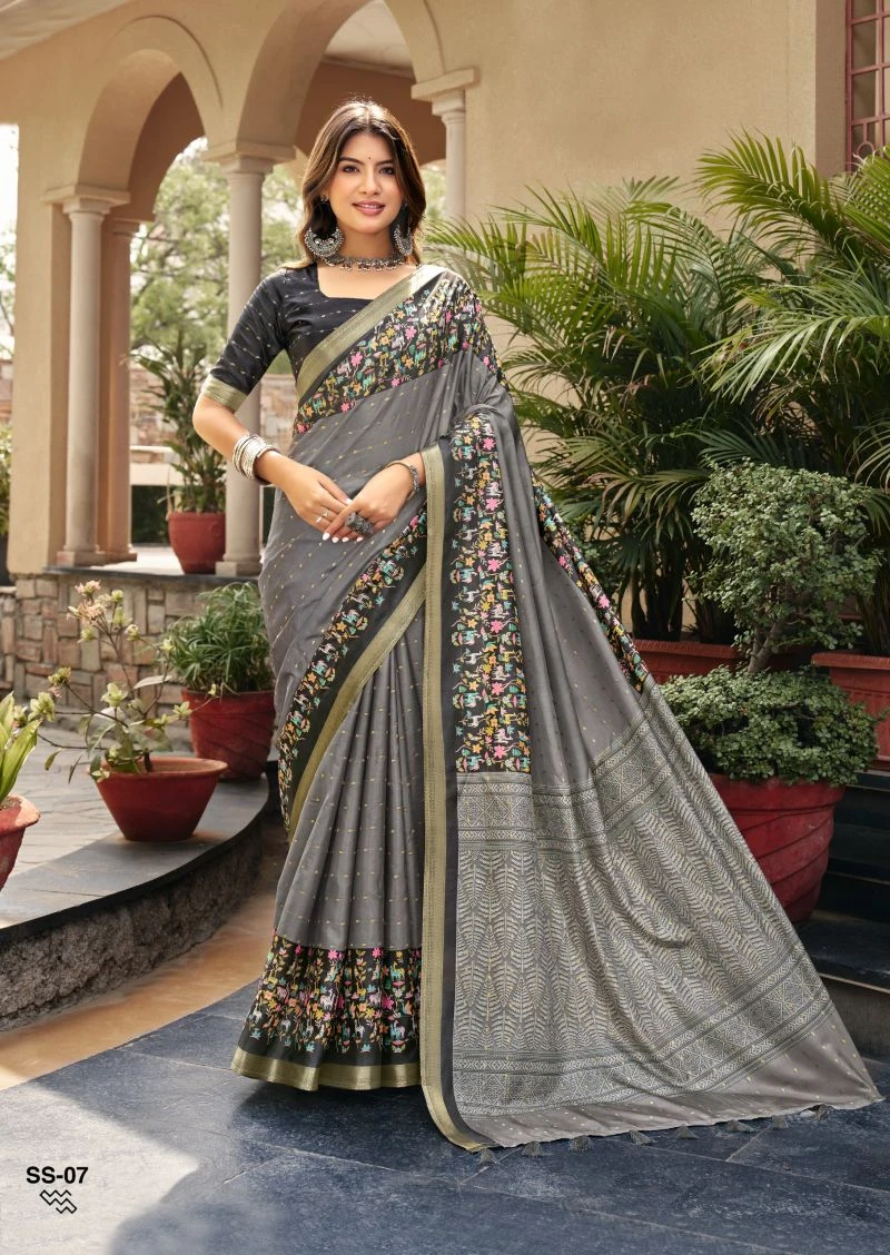 Shvetambar Sirumugai Silk Soft Silk Kalamkari Printed 10