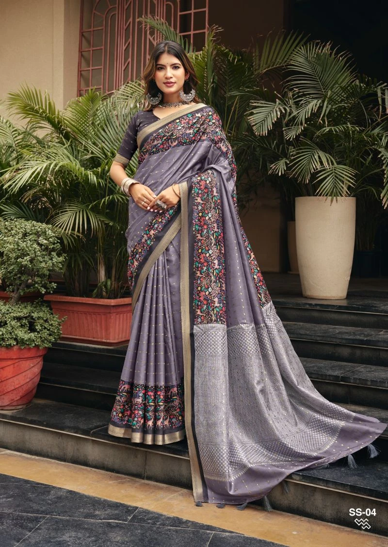 Shvetambar Sirumugai Silk Soft Silk Kalamkari Printed 11