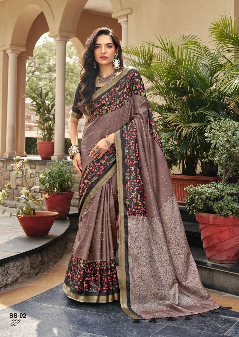 Shvetambar Sirumugai Silk Soft Silk Kalamkari Printed 2