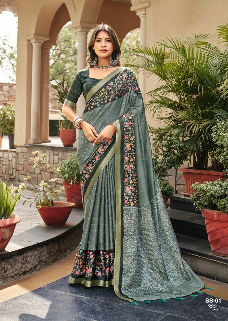 Shvetambar Sirumugai Silk Soft Silk Kalamkari Printed 5