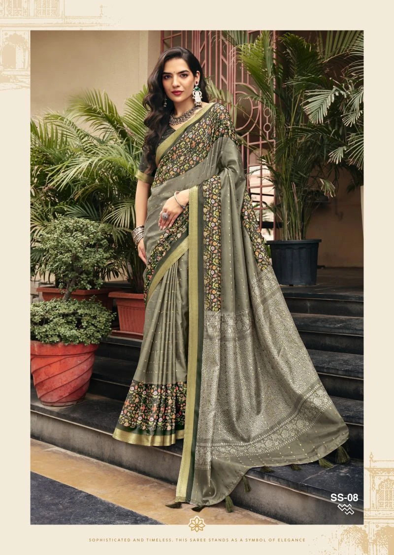 Shvetambar Sirumugai Silk Soft Silk Kalamkari Printed 8