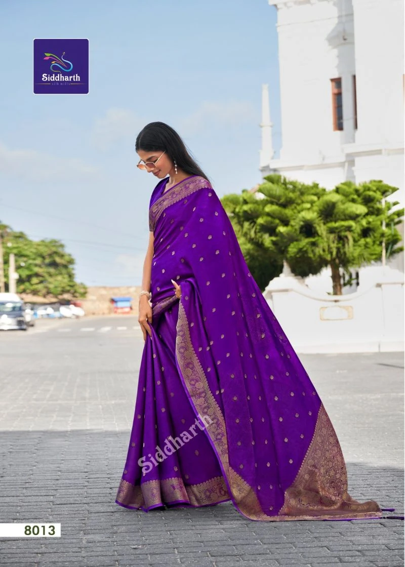 Siddharth Kiyara Silk Soft Banarasi Silk Zari Weaving Saree 6