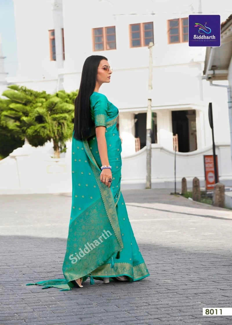 Siddharth Kiyara Silk Soft Banarasi Silk Zari Weaving Saree 7