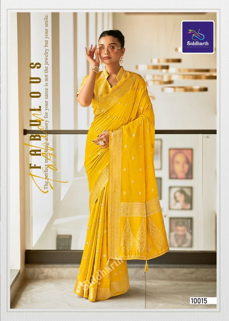Siddharth Stuti Silk Vol 1 Banarasi Silk Zari Weaving Saree 10