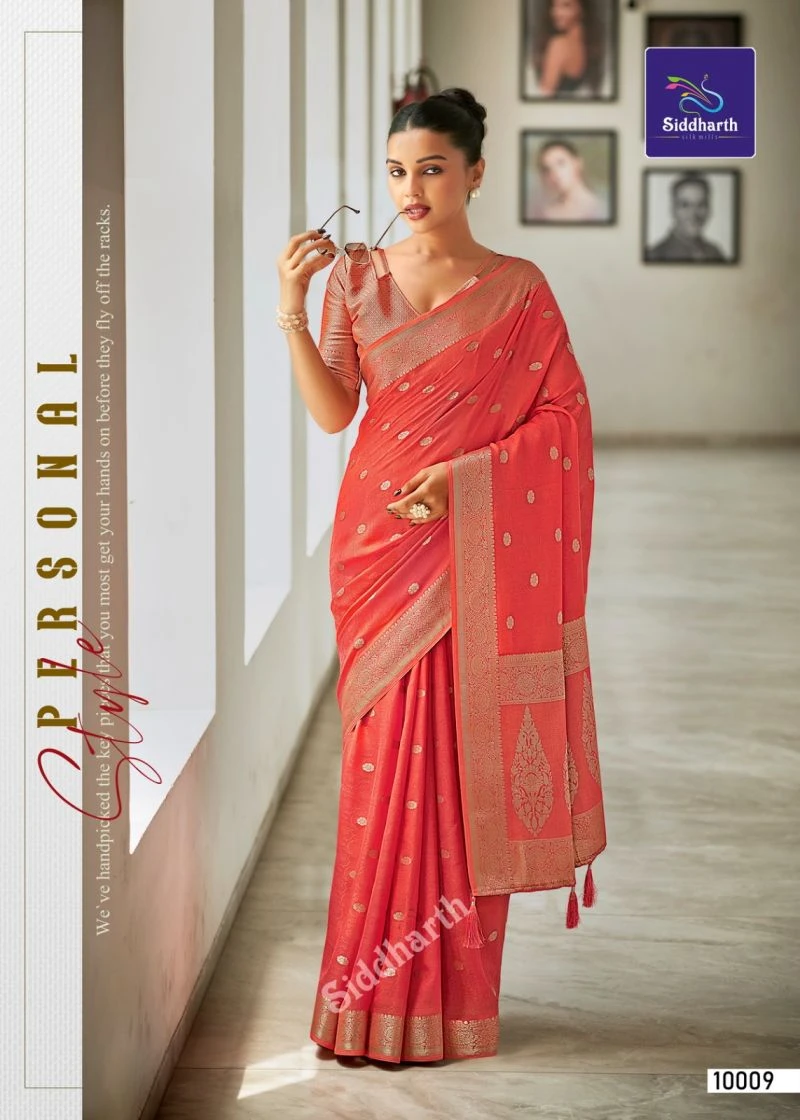 Siddharth Stuti Silk Vol 1 Banarasi Silk Zari Weaving Saree 12
