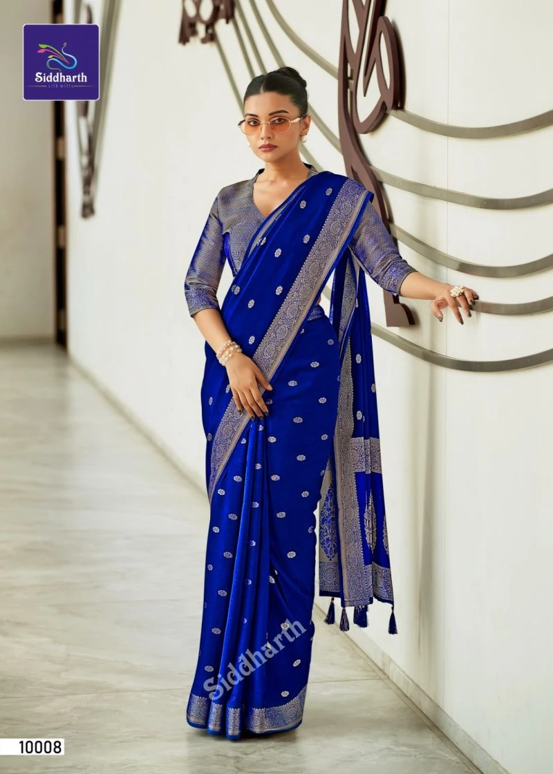 Siddharth Stuti Silk Vol 1 Banarasi Silk Zari Weaving Saree 2