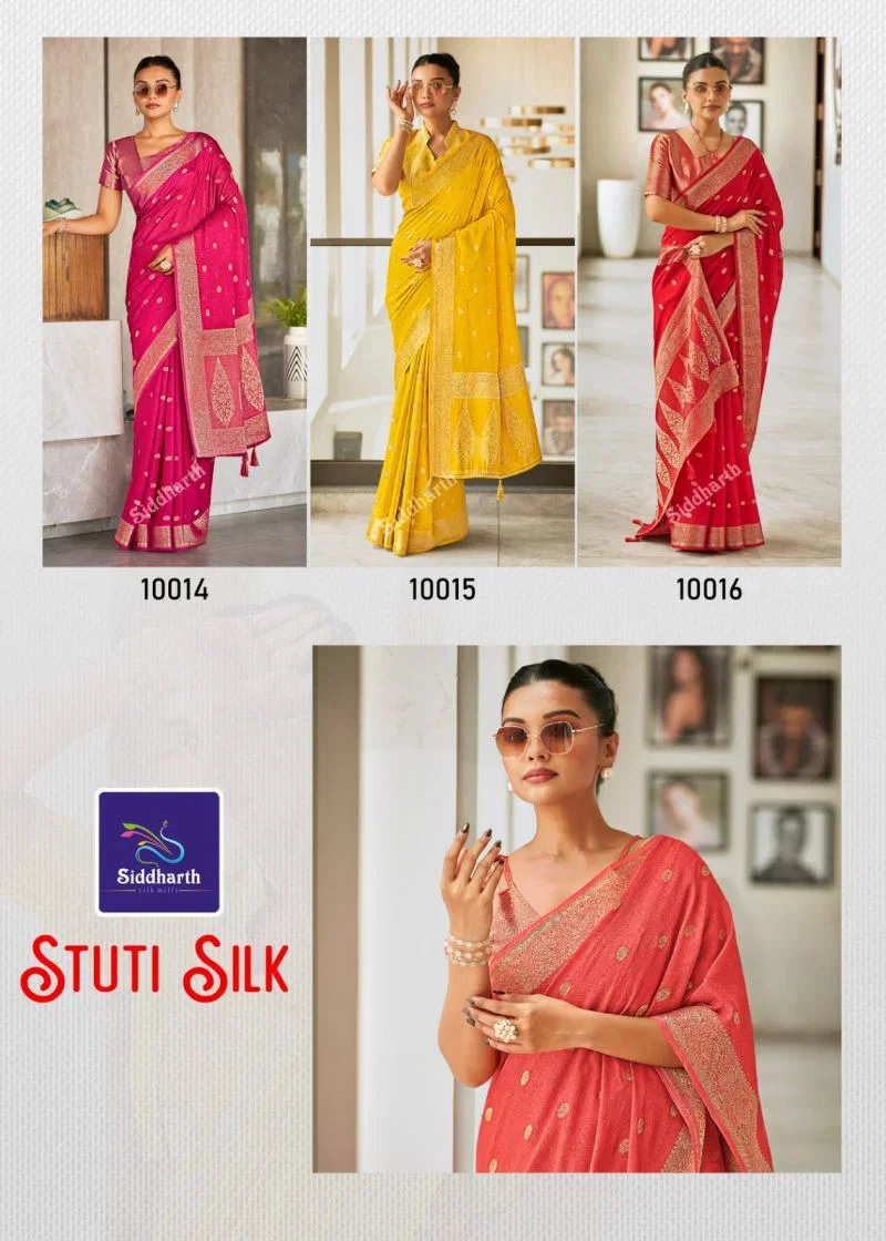 Siddharth Stuti Silk Vol 1 Banarasi Silk Zari Weaving Saree 4