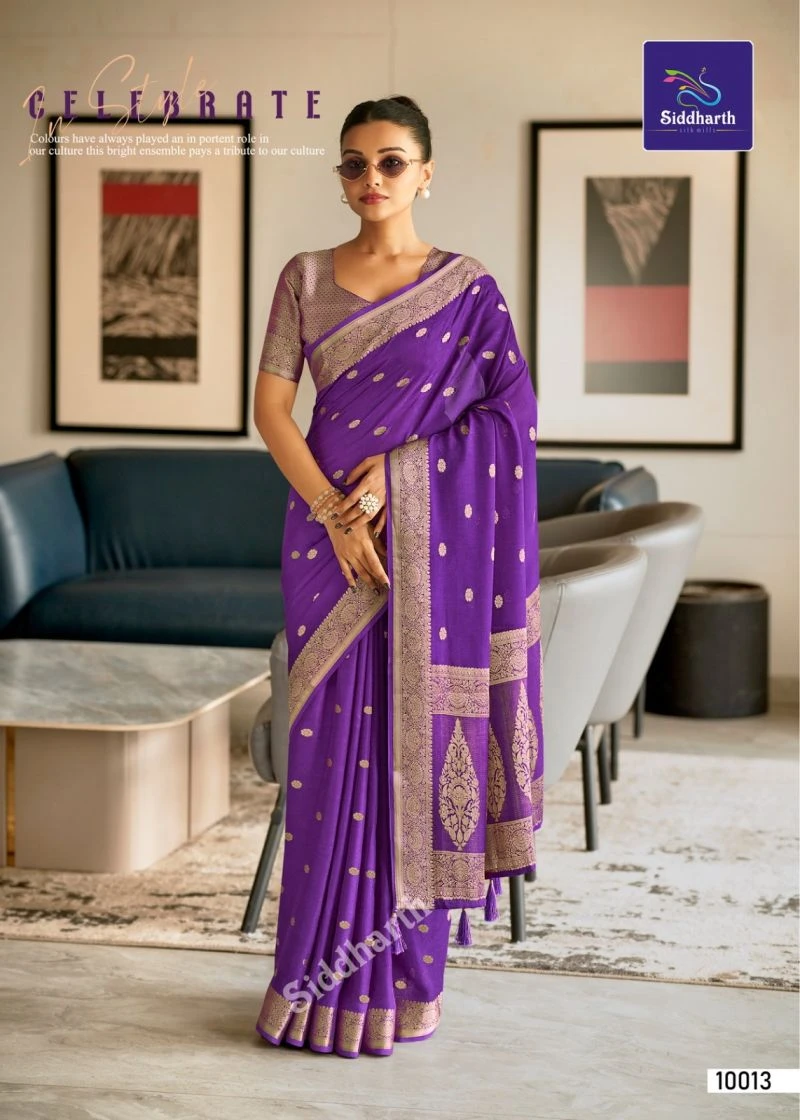 Siddharth Stuti Silk Vol 1 Banarasi Silk Zari Weaving Saree 6