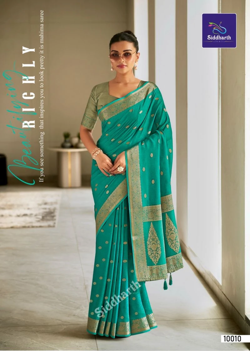 Siddharth Stuti Silk Vol 1 Banarasi Silk Zari Weaving Saree 7