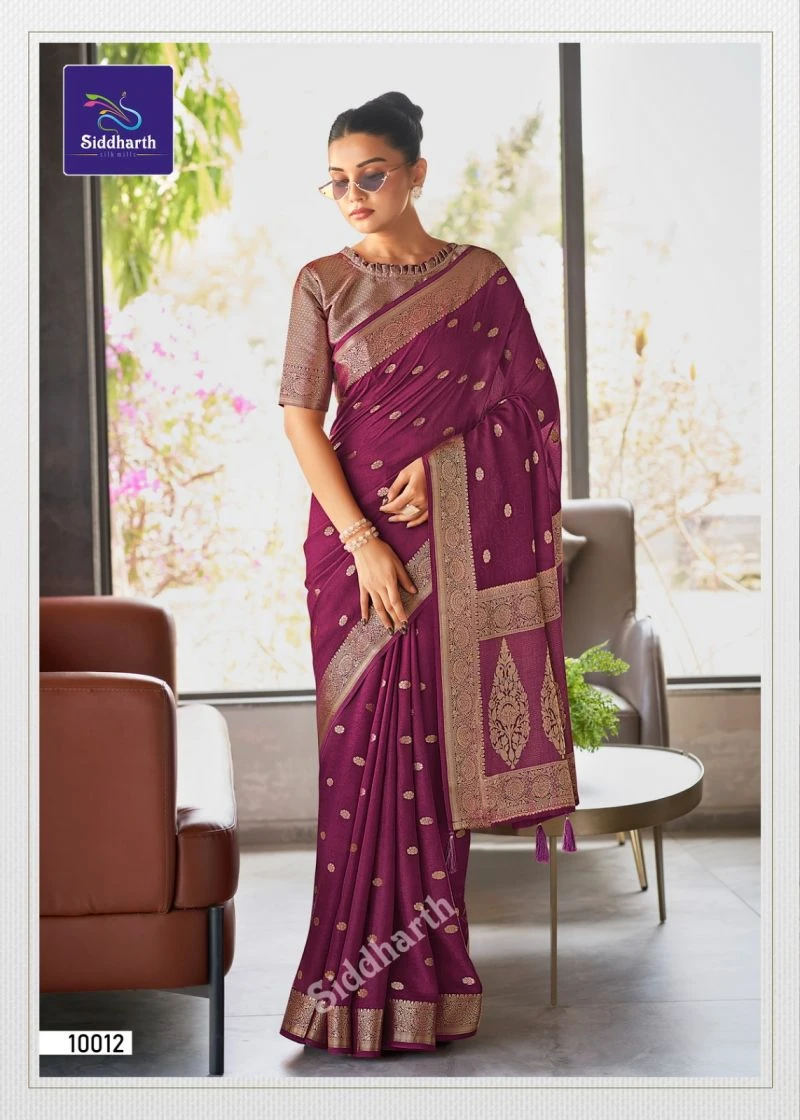 Siddharth Stuti Silk Vol 1 Banarasi Silk Zari Weaving Saree 9