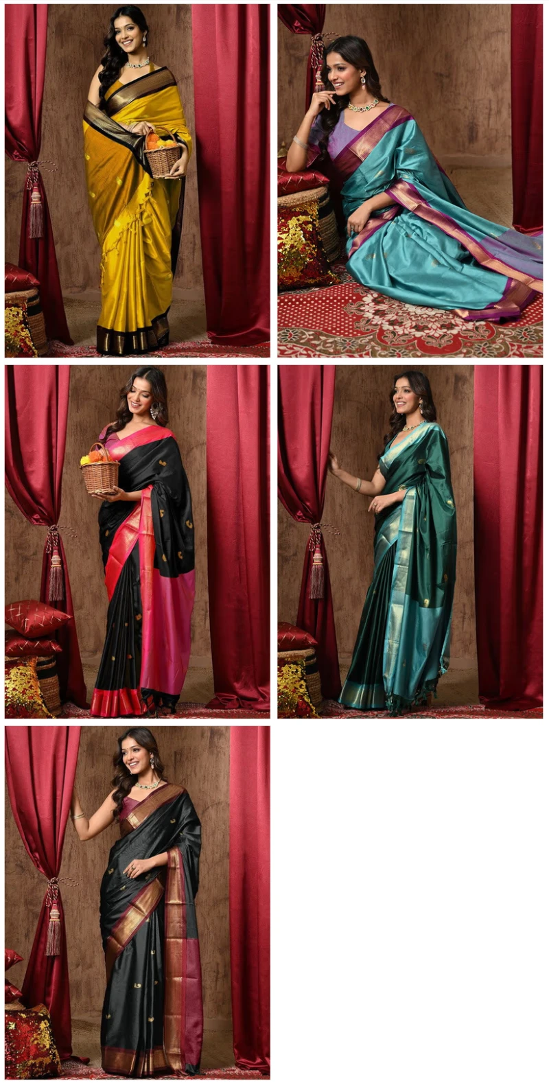 Silk Paithani Vol 1 Soft Cotton Silk Saree Collection 3