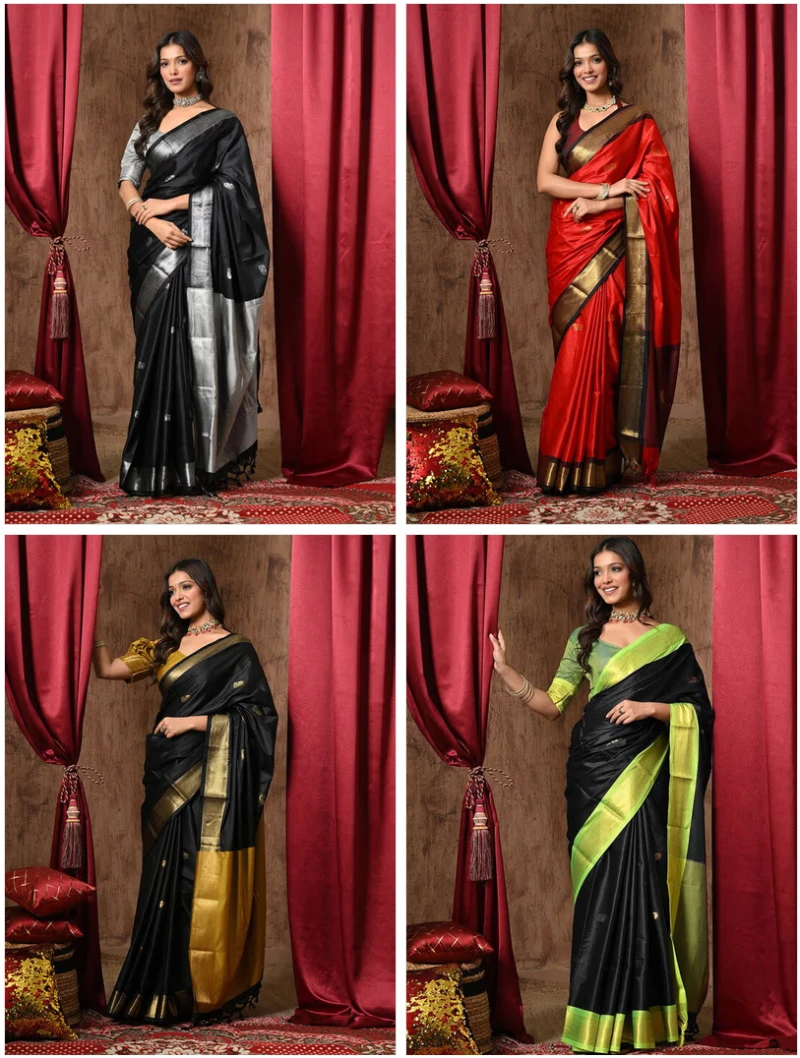 Silk Paithani Vol 1 Soft Cotton Silk Saree Collection 4